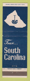 Matchbook Cover - South Carolina SC Tourism Columbia