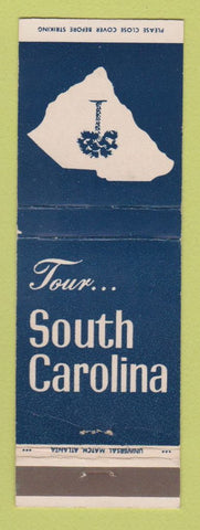 Matchbook Cover - South Carolina SC Tourism Columbia