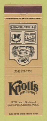 Matchbook Cover - Knott's Berry Farm Buena Park CA