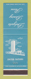 Matchbook Cover - United Nationals Delegates Dining Room New York City