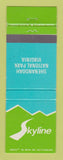 Matchbook Cover - Skyline Shenandoah National Park VA WEAR