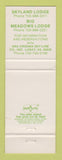 Matchbook Cover - Skyline Shenandoah National Park VA WEAR