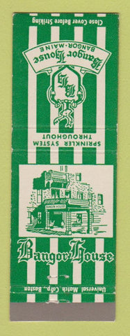Matchbook Cover - Ganor House Bangor ME