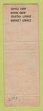 Matchbook Cover - Ganor House Bangor ME