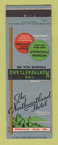 Matchbook Cover - Northeastland Hotel Presque Isle ME WEAR