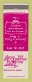 Matchbook Cover - The Country Way South Paris ME restaurant