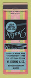 Matchbook Cover - W Cushing Dyes Dover Foxcroft ME