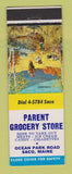 Matchbook Cover - Parent Grocery Store Saco ME