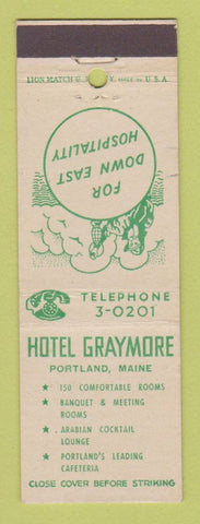 Matchbook Cover - Hotel Graymore Portland ME