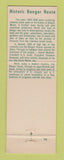 Matchbook Cover - Bangor House Bangor ME