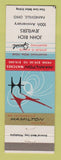 Matchbook Cover - Hamilton Watches John Rich Jewelry Painesville OH