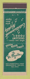 Matchbook Cover - St Moritz Restaurant Indianapolis IN