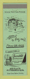 Matchbook Cover - Sorrento Restaurant Italian Pittsburgh PA