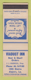 Matchbook Cover - Viaduct Inn Algiers LA JJ Barroul