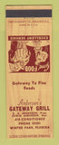 Matchbook Cover - Anderson's Gateway Grill Winter Park FL