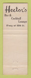 Matchbook Cover - Hector's Self Service Restaurants New York City