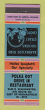 Matchbook Cover - Polka Dot Drive In Restaurant Indianapolis IN