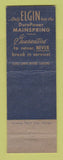Matchbook Cover - Elgin Watches Webb and Son Jewelry Huntington IN
