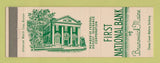 Matchbook Cover - First National Bank Brunswick ME