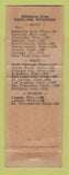 Matchbook Cover - Willow Inn Chinese Restaurant Rawlins WY WEAR