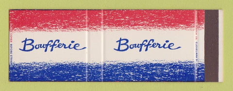 Matchbook Cover - Boufferie Restaurant New York City SAMPLE