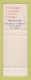 Matchbook Cover - Boufferie Restaurant New York City SAMPLE