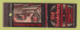 Matchbook Cover - Old Heidelberg Restaurant Miami FL feature