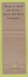 Matchbook Cover - Old Heidelberg Restaurant Miami FL feature