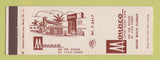 Matchbook Cover - Morraco Resort Motel Miami Beach FL