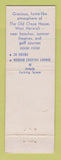 Matchbook Cover - Old Chase House Restaurant West Harwich MA STAINED
