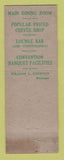 Matchbook Cover - Mark Twain Hotel Elmira NY