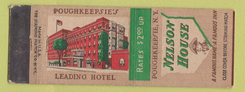Matchbook Cover - Nelson House Hotel Poughkeepsie NY WEAR