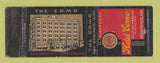 Matchbook Cover - Hotel Como Hot Springs AR WORN