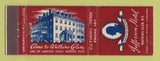 Matchbook Cover - Jefferson Hotel Watkins Glen NY