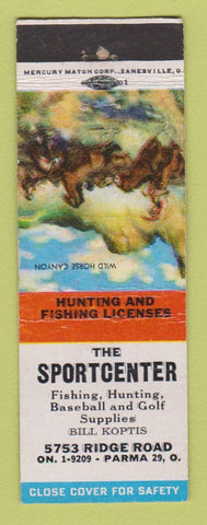 Matchbook Cover - The Sportcenter Parma OH