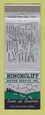 Matchbook Cover - Hinchcliff Motor Service Trucking Chicago IL