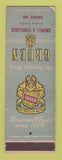 Matchbook Cover - Gruen Watches Crowell Terwilliger Goshen IN WEAR