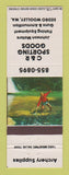 Matchbook Cover - C&R Sporting Goods Johnson Boat Motors Sedro Woolley WA