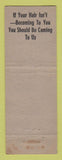 Matchbook Cover - Angelo's Beauty Shoppe Woonsocket RI