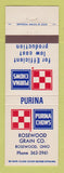 Matchbook Cover - Purina Feeds Chows Rosewood OH