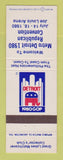 Matchbook Cover - Great Lakes Match Club 1980 Republican Convention Detroit MI
