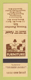 Matchbook Cover - Norway Furniture Stoney Creek ON