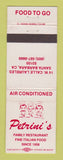 Matchbook Cover - Petrini's Family Restaurant Italian Santa Barbara CA