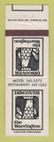 Matchbook Cover - Discover the Warrington Motor Lodge Restaurant Warrington PA