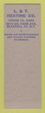 Matchbook Cover - Louie's Highland Acres Restaurant Blasdell NY pinup SAMPLE