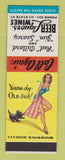 Matchbook Cover - Red Dillard Jim Searcy Liquor pinup SAMPLE
