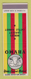 Matchbook Cover - Omaha Livestock Cattle Market NE SAMPLE