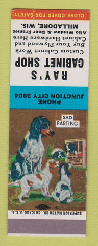 Matchbook Cover - Ray's Cabinet Shop Milladore WI SAMPLE