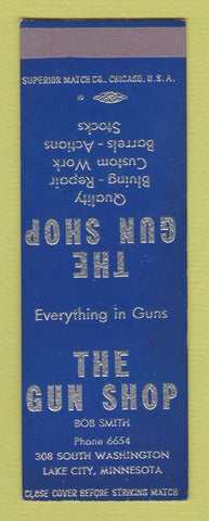 Matchbook Cover - The Gun Shop Lake City MN SAMPLE