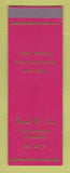 Matchbook Cover - Frank Case Life Insurance SAMPLE